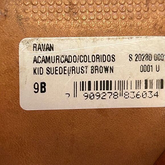 Schutz Ravan suede booties rust brown size 9 heeled from Revolve - Picture 10 of 11